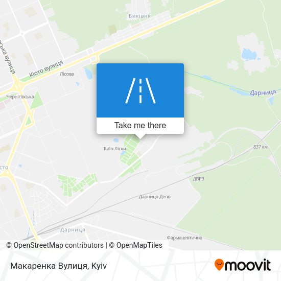 Макаренка Вулиця map