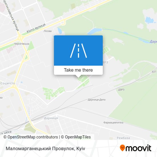 Маломарганецький Провулок map