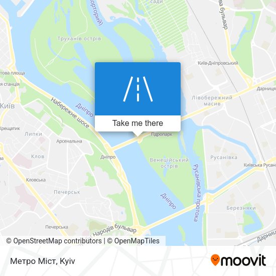 Метро Міст map