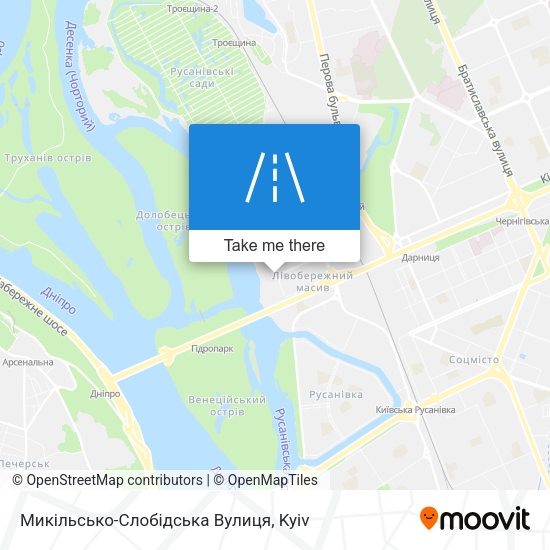 Микільсько-Слобідська Вулиця map