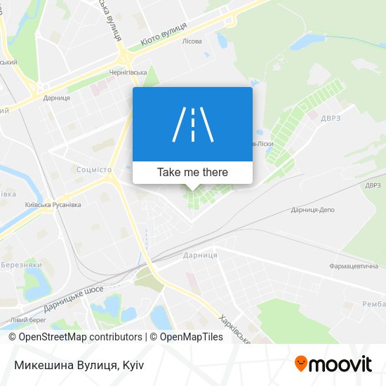 Микешина Вулиця map