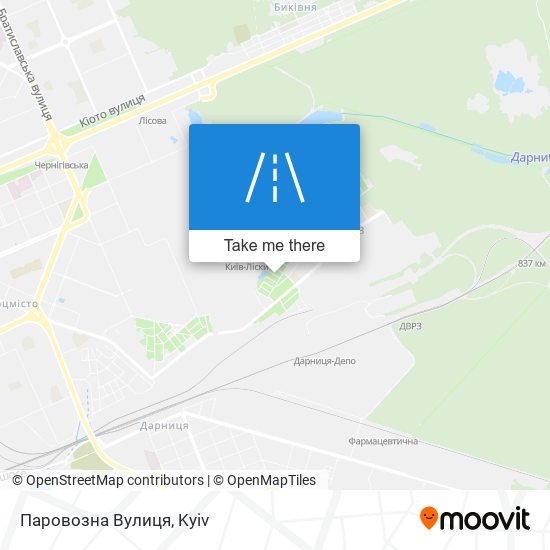 Паровозна Вулиця map