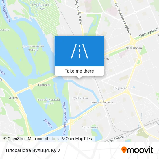 Карта Плєханова Вулиця