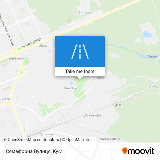 Семафорна Вулиця map