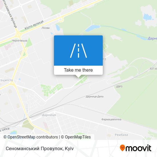 Сеноманський Провулок map