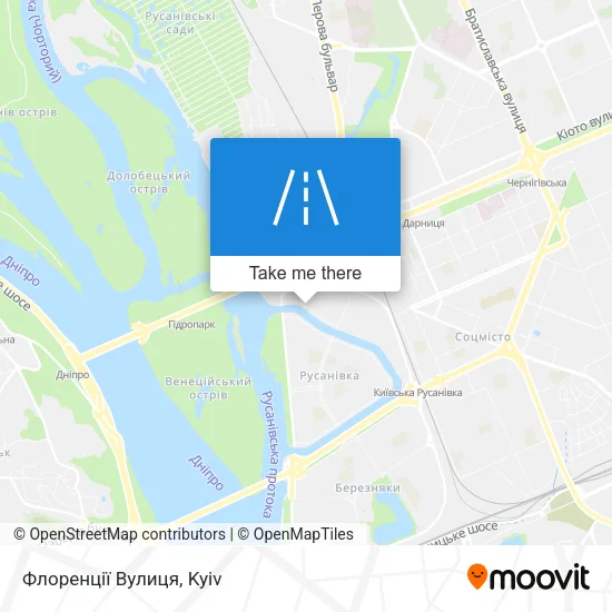 Карта Флоренції Вулиця