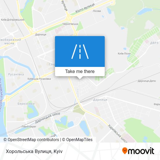 Хорольська Вулиця map
