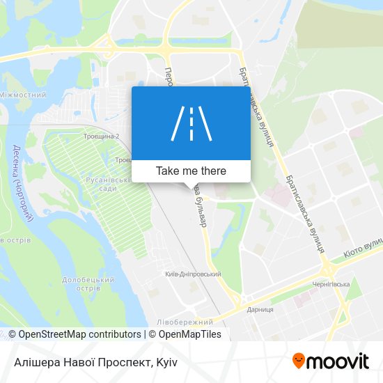 Алішера Навої Проспект map