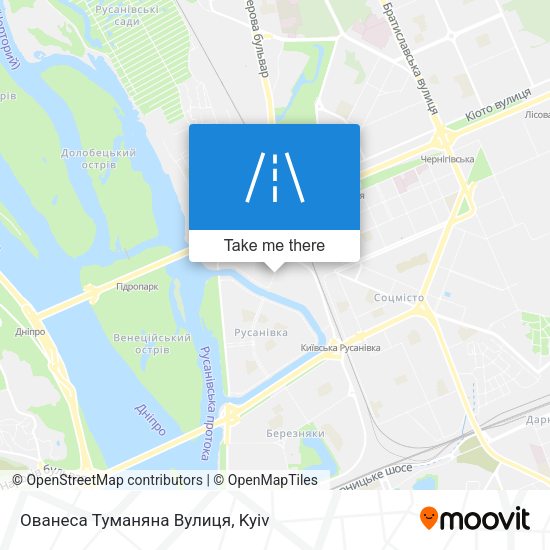 Ованеса Туманяна Вулиця map