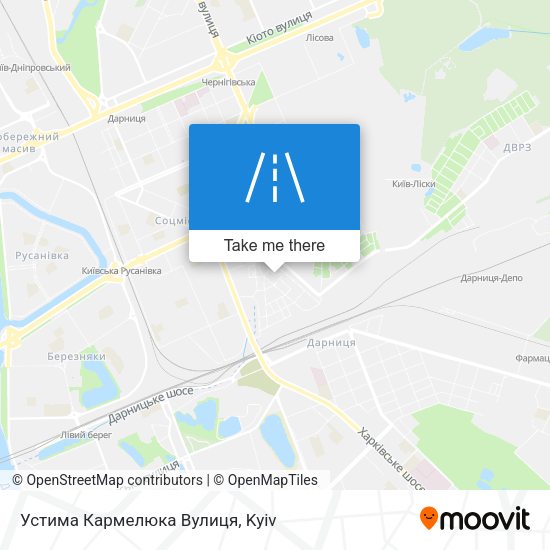 Устима Кармелюка Вулиця map