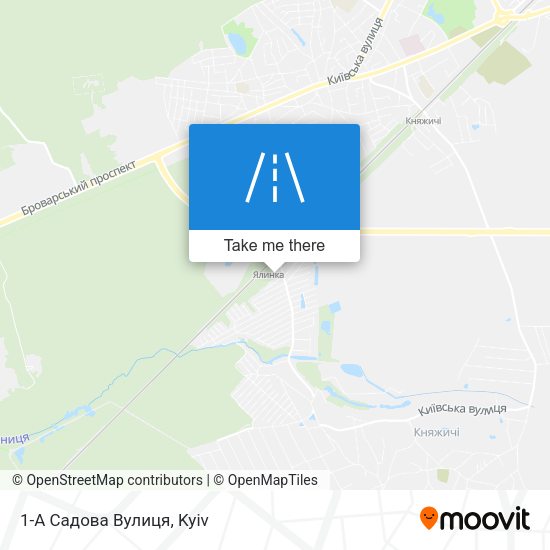 1-А Садова Вулиця map