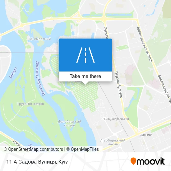 11-А Садова Вулиця map