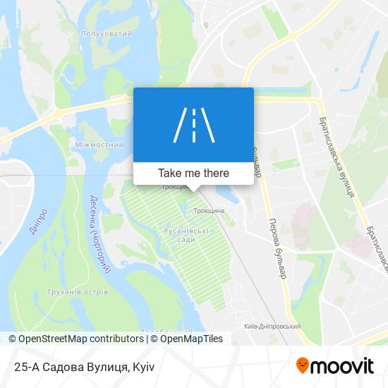 25-А Садова Вулиця map