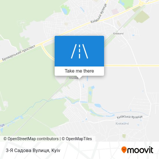 Карта 3-Я Садова Вулиця