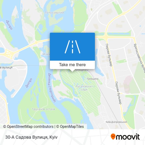 30-А Садова Вулиця map