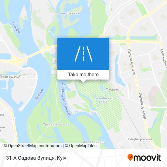 31-А Садова Вулиця map