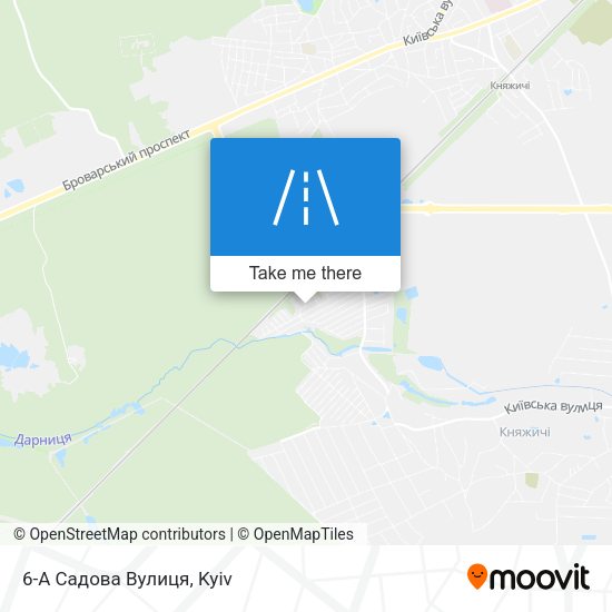 6-А Садова Вулиця map