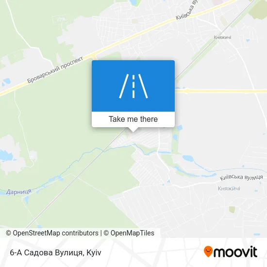 Карта 6-А Садова Вулиця