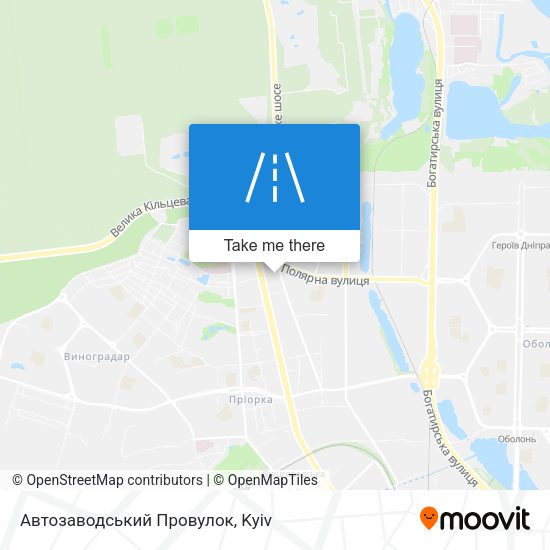 Автозаводський Провулок map