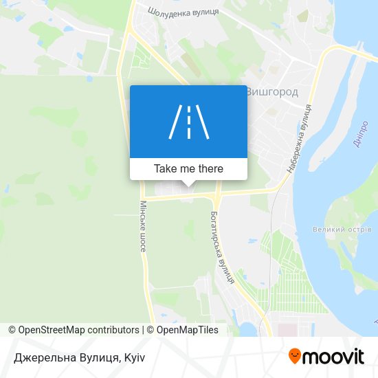 Джерельна Вулиця map