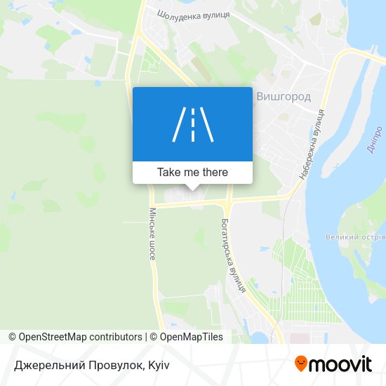 Джерельний Провулок map