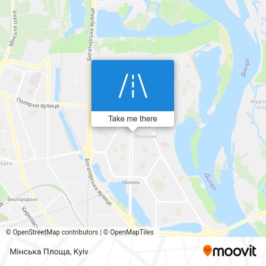 Мінська Площа map