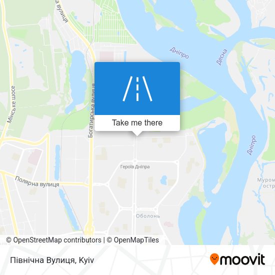 Північна Вулиця map