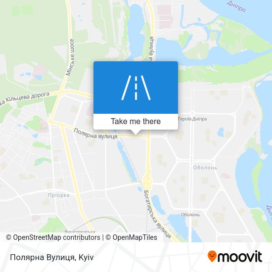 Полярна Вулиця map
