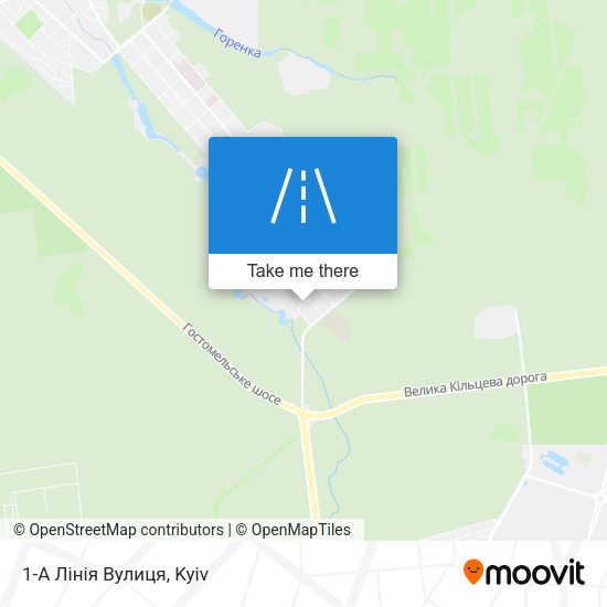 1-А Лінія Вулиця map