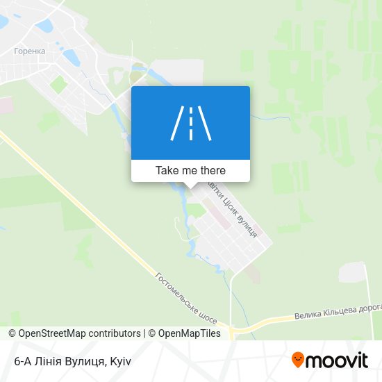 6-А Лінія Вулиця map
