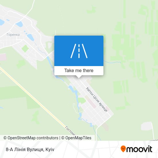 8-А Лінія Вулиця map