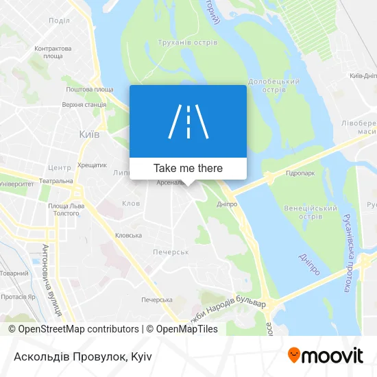 Карта Аскольдів Провулок