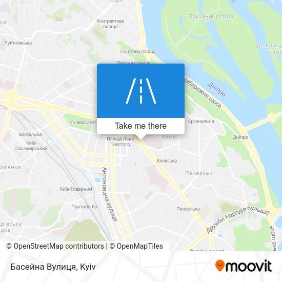 Карта Басейна Вулиця