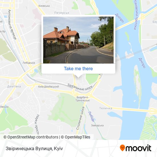 Звіринецька Вулиця map