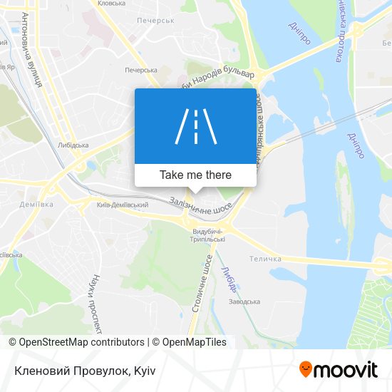 Кленовий Провулок map