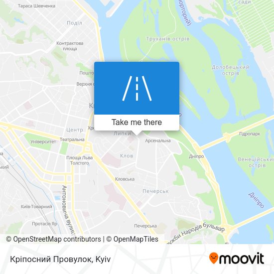 Кріпосний Провулок map