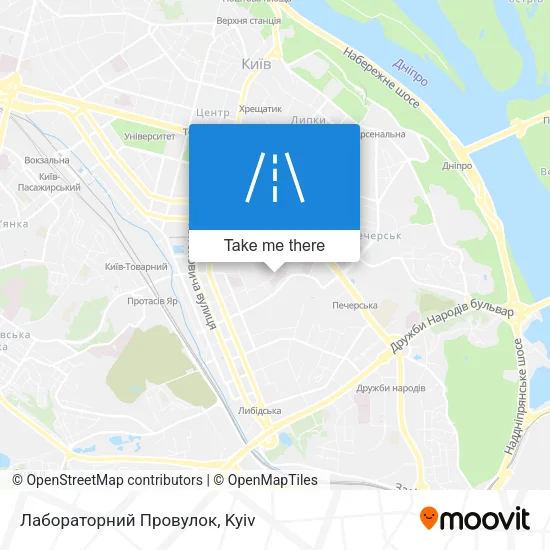 Карта Лабораторний Провулок
