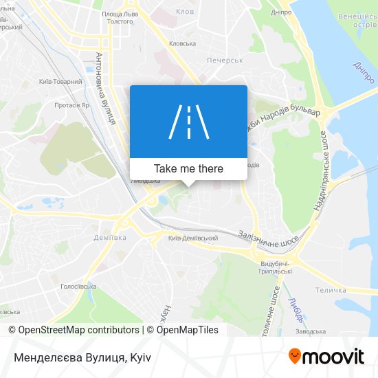 Менделєєва Вулиця map
