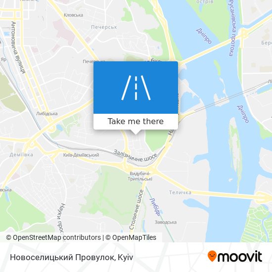 Карта Новоселицький Провулок