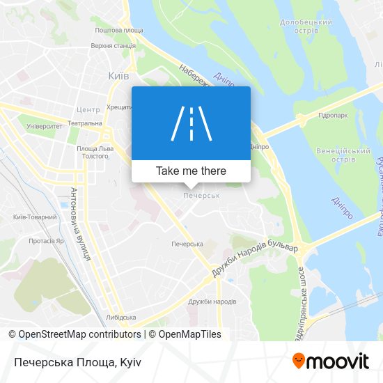 Печерська Площа map