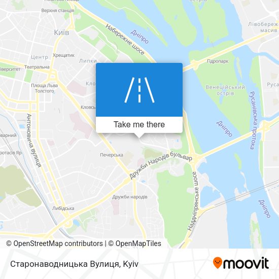 Старонаводницька Вулиця map