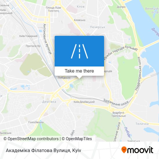Академіка Філатова Вулиця map