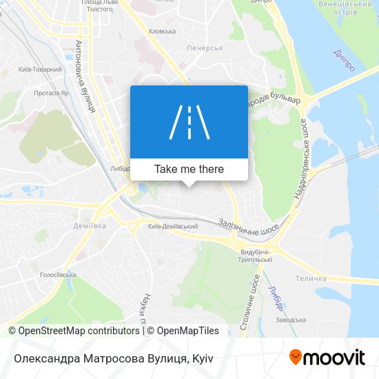 Олександра Матросова Вулиця map