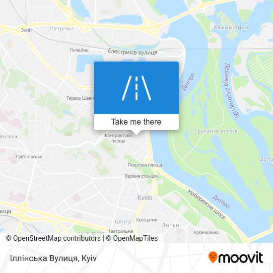 Іллінська Вулиця map
