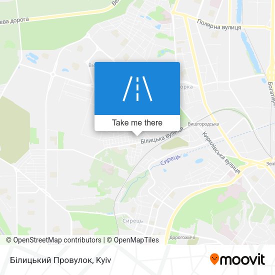 Білицький Провулок map