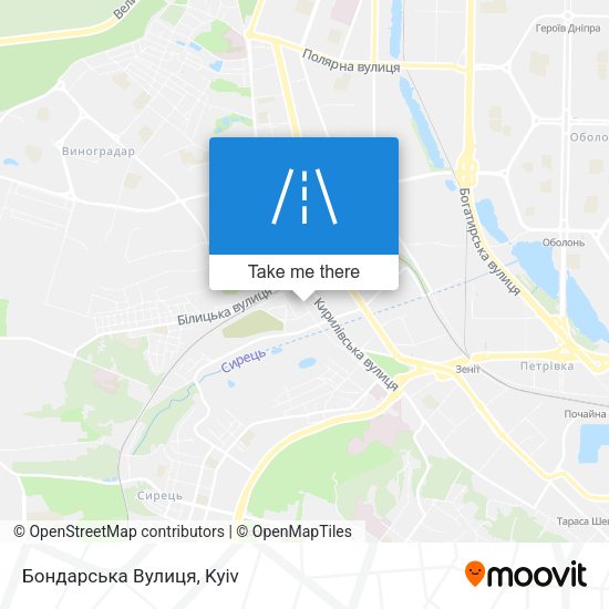 Бондарська Вулиця map