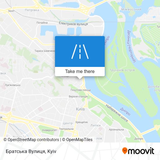Братська Вулиця map