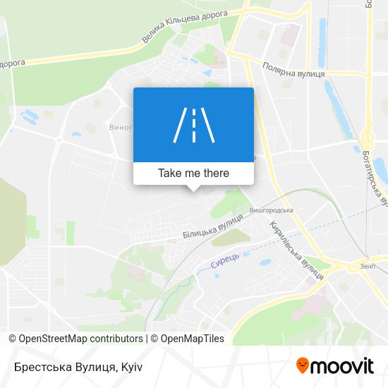 Брестська Вулиця map
