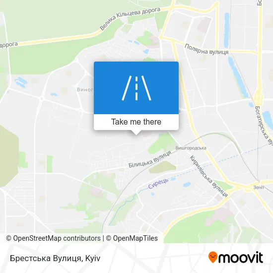 Брестська Вулиця map