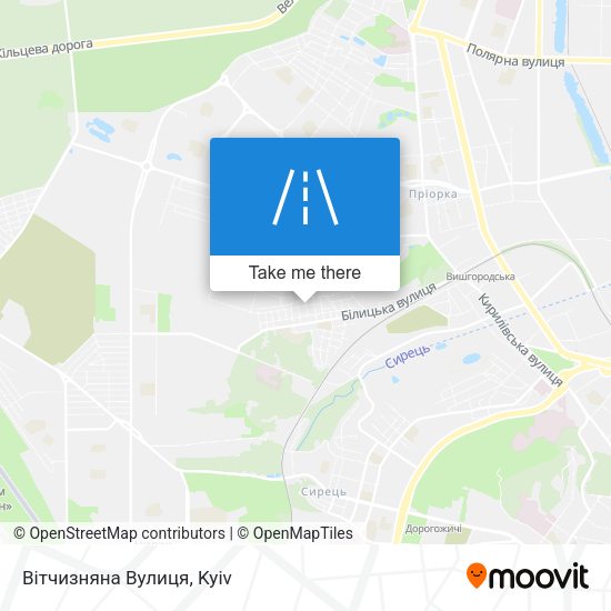 Вітчизняна Вулиця map